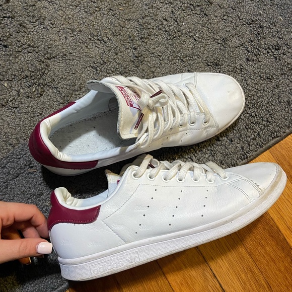 Mens Adidas White Sneakers - Picture 1 of 6